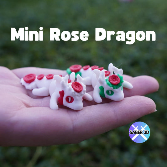 PocketDragons - Mini Rose Dragon