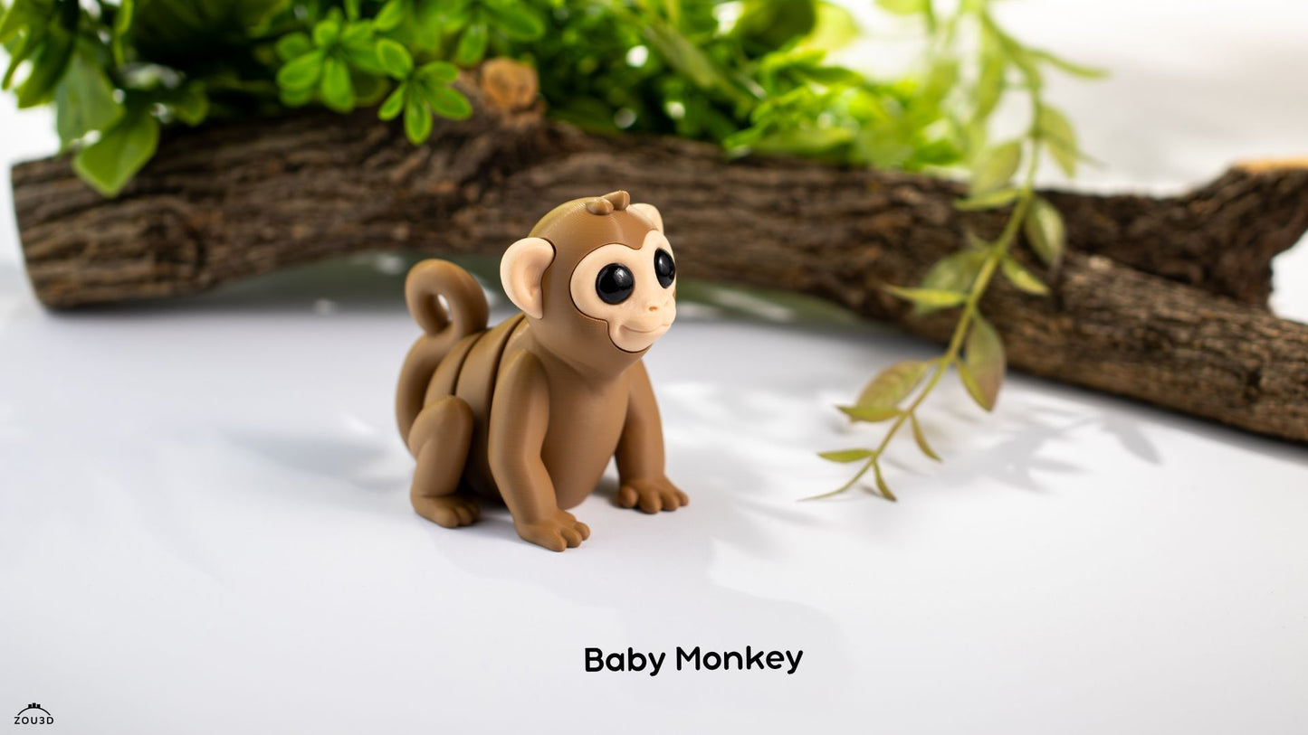 Mini FlexiPets - Baby Monkey