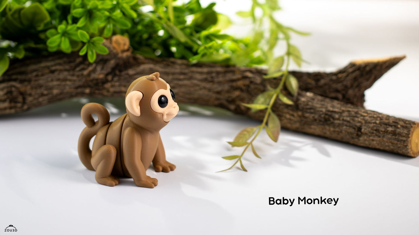 Mini FlexiPets - Baby Monkey