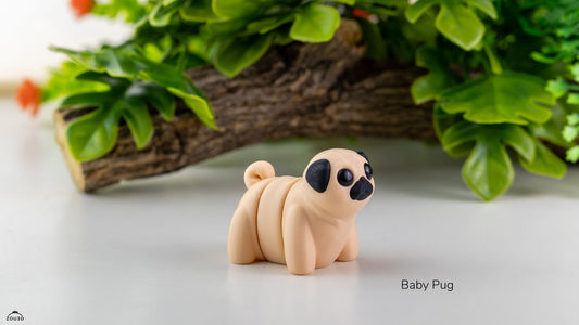Mini FlexiPets - Baby Pug