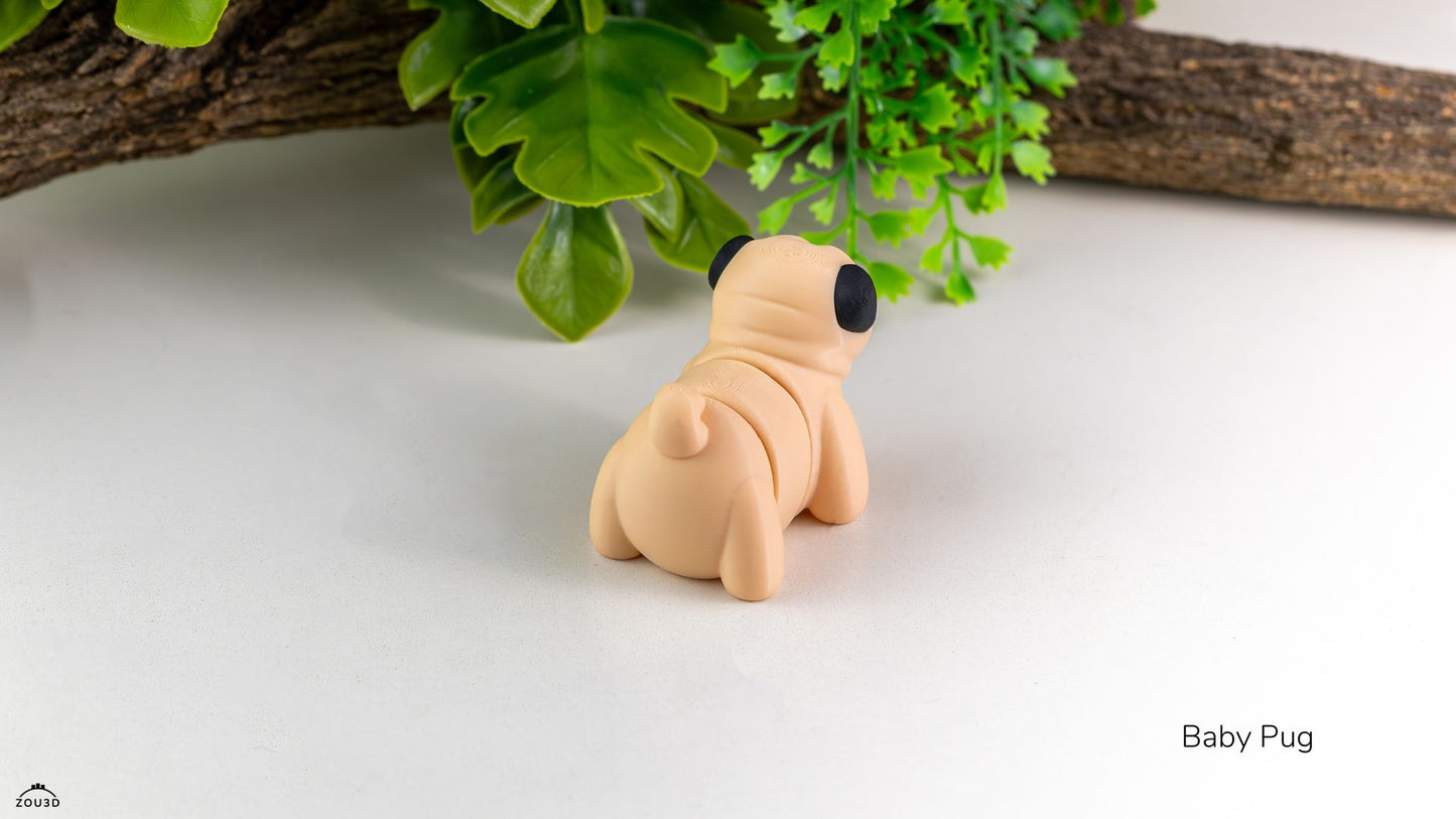 Mini FlexiPets - Baby Pug