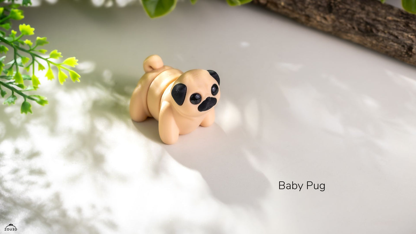 Mini FlexiPets - Baby Pug