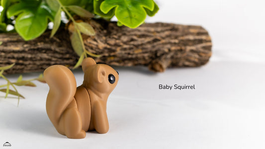Mini FlexiPets - Baby Squirrel