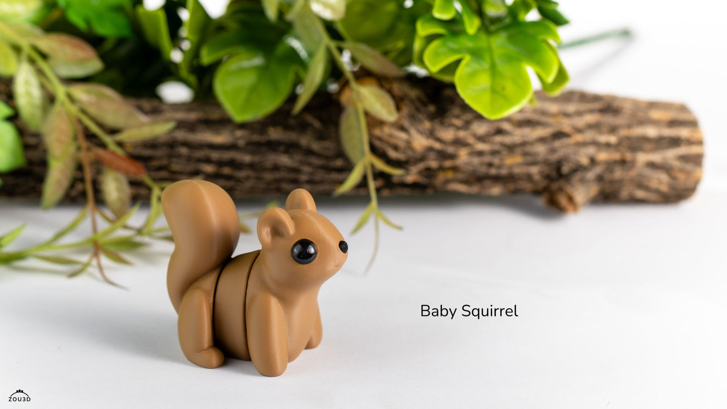 Mini FlexiPets - Baby Squirrel