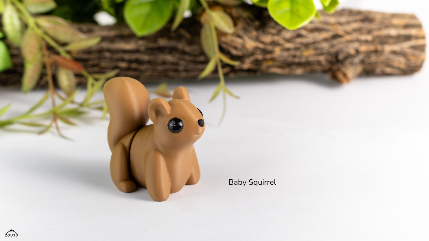 Mini FlexiPets - Baby Squirrel