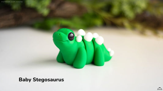 Mini FlexiPets - Baby Stegosaurus