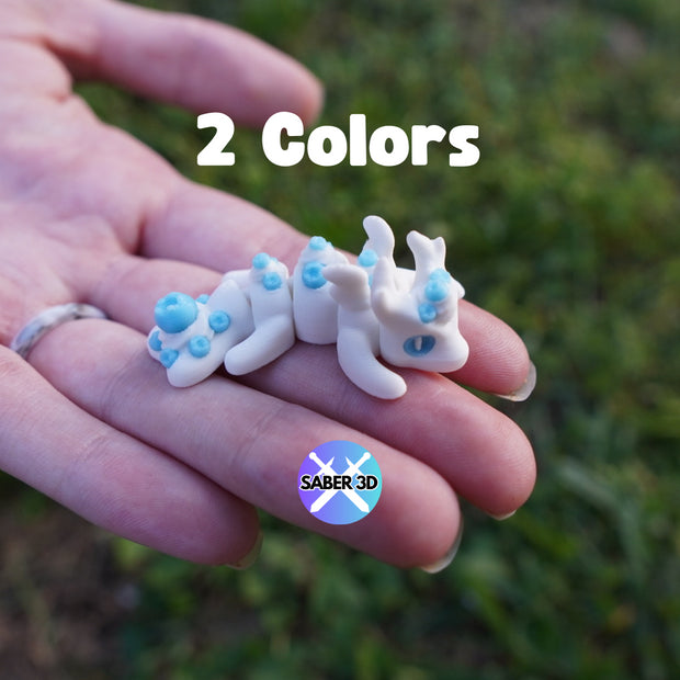 Mini FlexiPets - Mini Blueberry Dessert Dragon