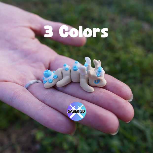 Mini FlexiPets - Mini Blueberry Dessert Dragon