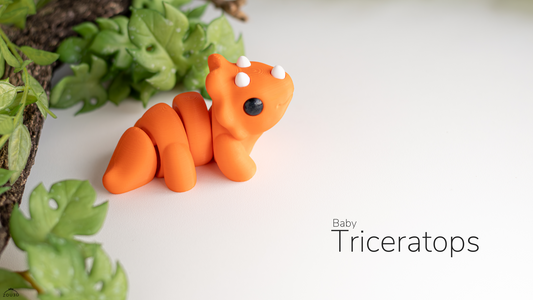 Mini FlexiPets - Baby Triceratops