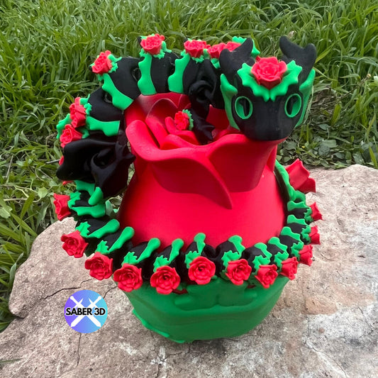 PocketDragons - Rose Dragon